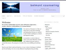 Tablet Screenshot of belmontcounseling.com